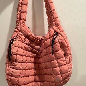 Quilted Pink Shoulder Bag